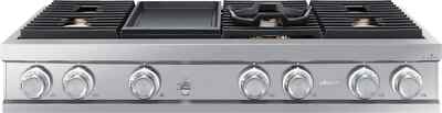 Dacor DTT48M976LS Contemporary 48'' NG Rangetop 6 Burners Griddle STAINLESS STEEL