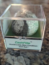 100 Bill Covered Golf Ball CashFlite Pro Glow Sports Collector Series in Box
