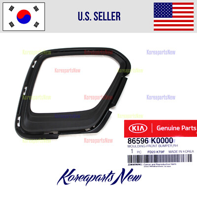 FRONT Bumper Lamp Molding Right PASSENGER 86596K0000 ⭐OEM⭐ Kia
