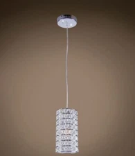 Mini Round Pendant Chandelier Light Fixture 8" Hanging Light TF