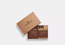 - Brand New - BESTSELLER - Coach Boxed 3 In 1 Wallet Gift Set, 3 Colors