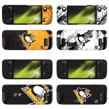 OFFICIAL NHL PITTSBURGH PENGUINS VINYL STICKER SKIN DECAL FOR STEAM DECK OLED