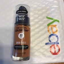 Revlon Colorstay 24HR FOUNDATION Combo/Oily Skin 355 ALMOND SPF15 Sealed NWOB