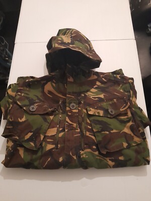Original British Armed Forces Woodland DPM Camouflage Windproof Smock 190/96
