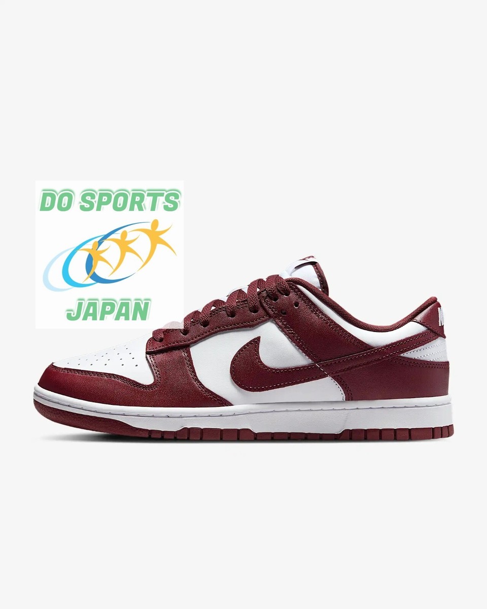 NIKE Dunk LOW Retro DV0833 115 White/Gym Red/Redwood Men Leather  