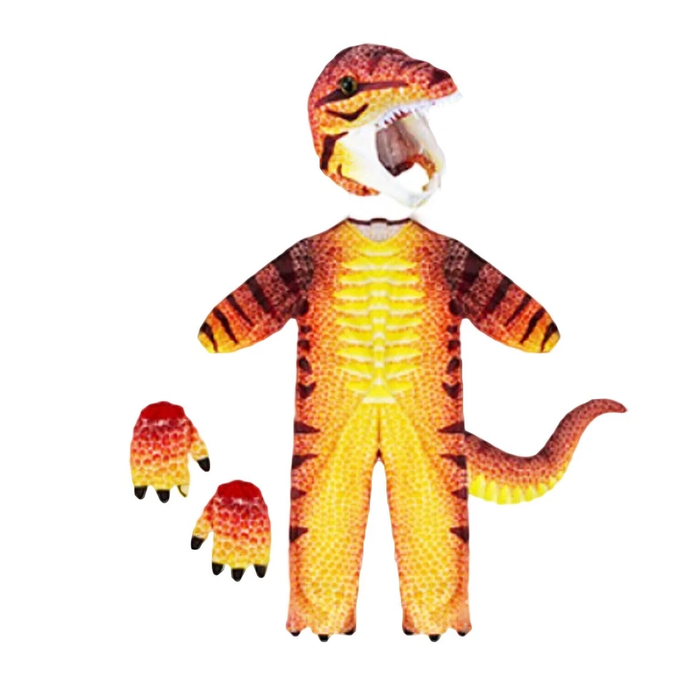 DINOSAUR COSTUME TODDLER Fancy Dress Kids Halloween Book Day Animal Party Outfit - Image 3 of 4