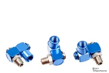 3 INDUSTRIAL ALUMINUM AIR 360 SWIVEL FITTING CONNECTORS HOSE TOOL COUPLER
