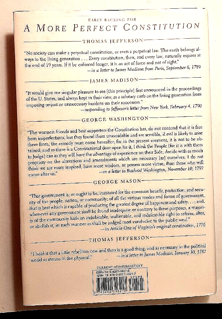 A More Perfect Constitution Signed by Larry J. Sabato Autographed ...