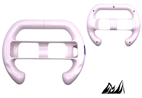 Wii Wheel (weiß) für Nintendo Wii - Racing Lenkrad Controller