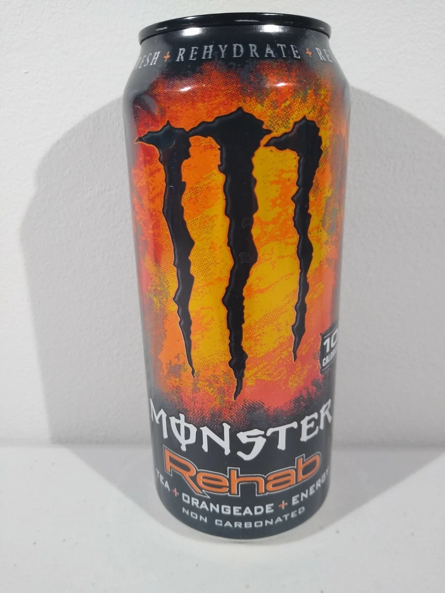 Monster Rehab Energy Can Tea Orangeade Orange 2012 Empty eBay