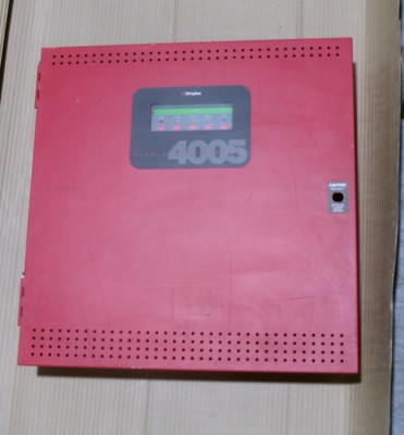 Simplex 4005-9102 Fire Control Panel w/(4) 565-477/(3) 565-473/565-471 Flawed