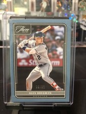 2022 Panini Three and Two Alex Bregman Blue Parallel /32 Astros