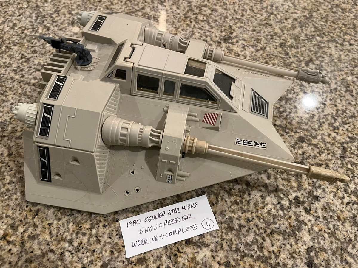オールドケナー Speeder 1980年 1980 VINTAGE KENNER STAR WARS SNOWSPEEDER - WORKING & COMPLETE