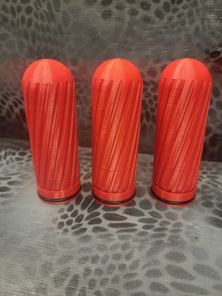 37mm spiraled 3.5-inch projectile 3 pack complete with O-rings. | eBay