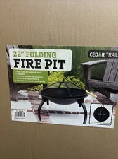 Cedar Trail 22 Inch Folding Fire Pit