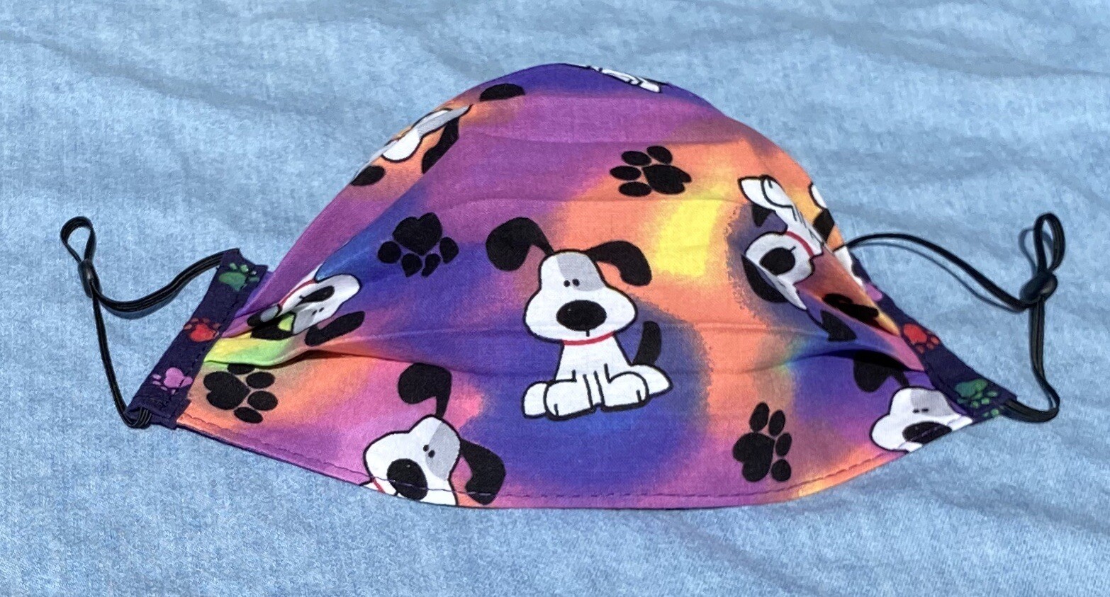 Fabric Face Mask, Dogs, TieDye Style eBay