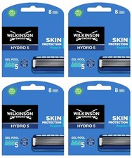 Wilkinson Sword Hydro 5 Razor Blades 4 x 8 Packs Mens Shaving Genuine 32 Refills