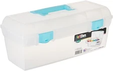 6937ag Essentials Liftout Tray Box Portable Art & Craft Organizer With Handle An