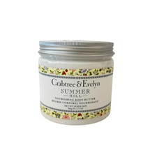 SUMMER HILL Crabtree Evelyn nourishing body butter 12.7 oz jar NEW