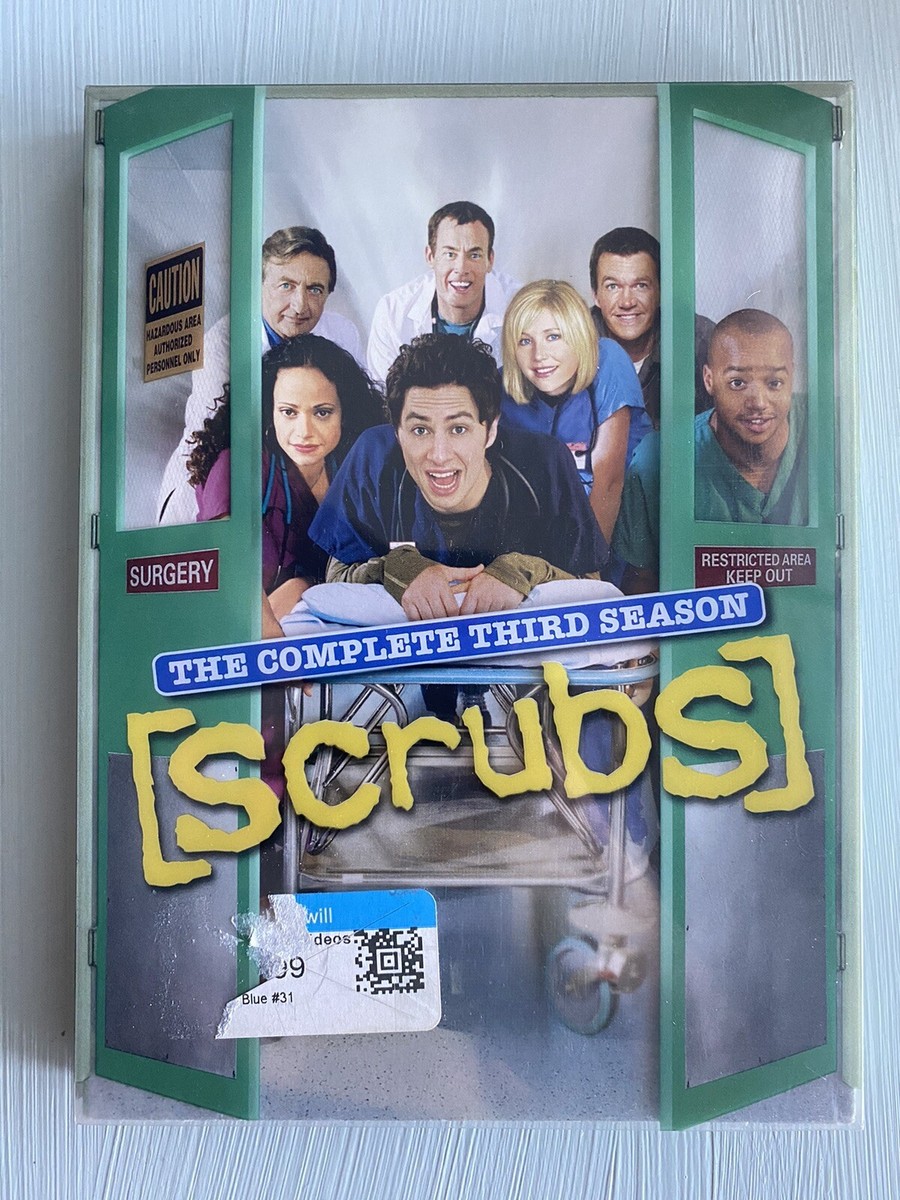 Scrubs The Complete Third Season (DVD, 2006, 3-Disc Set