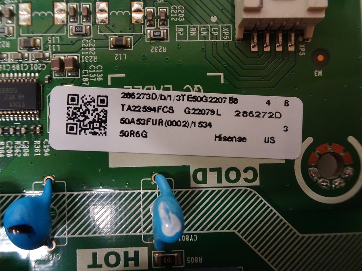 Hisense 50R6G Main Board 286273D | eBay