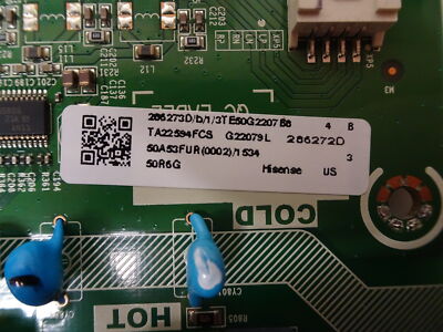 Hisense 50R6G Main Board 286273D | eBay