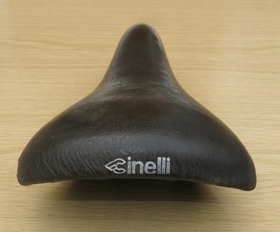 Vintage Cinelli Unicanitor Sattel, schwarz 70er / 80er Jahre