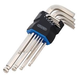 Draper 9 Piece Long Arm Ball End Hex Key Set - Image 3