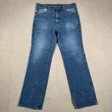 Vintage Wrangler Jeans Mens 32x30 Blue 936PWD Cowboy Cut Denim Casual Preppy