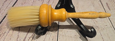Vintage Antique LATE 1800's Shaving Barber Brush Wood Horsehair Bristle 9298