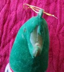 Vintage Jasco Merry Mice Mouse Flocked Christmas Ornament Hong Kong 1979 — photo 4