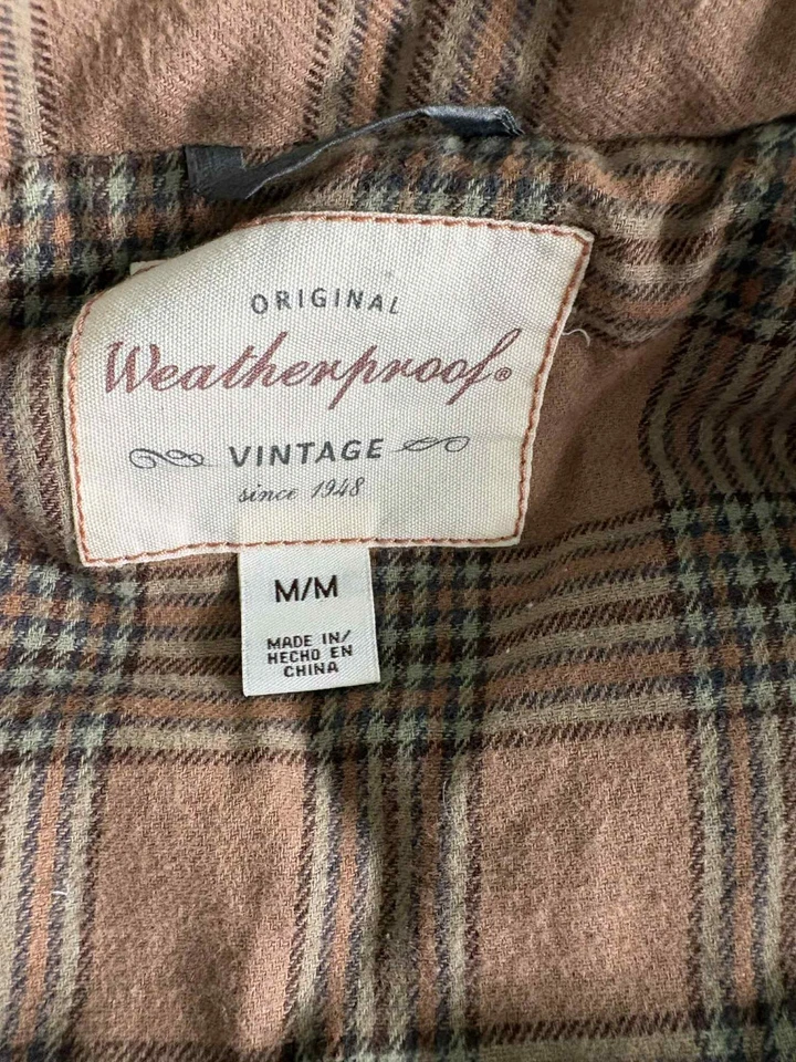 Weatherproof Vintage Vest Mens, Medium, Green, Puffer Zip Up - Image 3 of 4