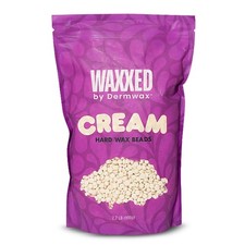 WAXXED Cream Hard Wax Beads 2.2LB   Professional Cream Hard Wax for Hair Removal