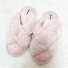 Dearfoams Faux-Fur Slide Slippers For Women 