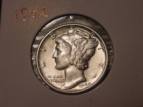 1942 MERCURY DIME AU POPULAR DATE SHIPS FREE