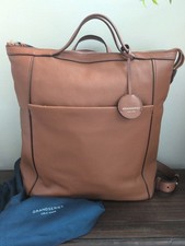 Cole Haan NWT Grand Series Cognac Pebbled Lea...