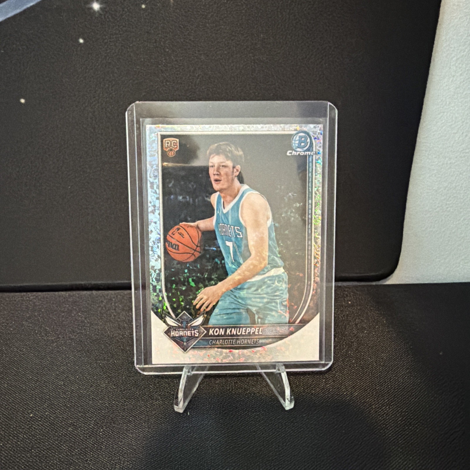 2025/26 Bowman Chrome #BCV-4 Kon Knueppel Mini-Diamond Refractor SP