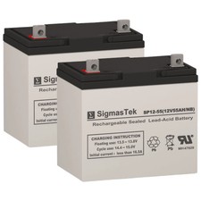 12V Batteries Compatible w/ Electric Mobility 2 Seat Cycle Chair 22NF Wheelchair