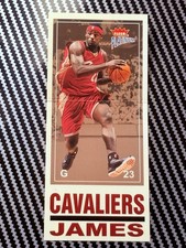 2013-14 Fleer Platinum Lebron James “Big Signs” Book Card #7 Of 15 BS?Rookie?. rookie card picture