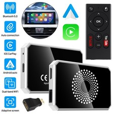 4-in-1 WiFi Smart AI Box Wireless CarPlay Android Auto 4 32G Adapter Android 13