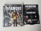 Infamous (Sony PlayStation 3, PS3) CIB Complete Manual - Near Mint Disc
