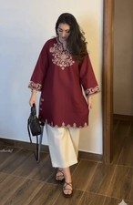 Indian Pakistani Pure Cotton Kurti Cord Set Beautiful Women's Kurta Palazzo Set