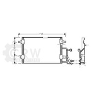 Kondensator Klimaanlage FüR VW Passat Variant 1.9 TDI Syncro/4Motion Bj.97-00