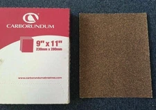 2 Carborundum Abrasive 9" x 11" Aluminum Oxide Paper  Open 10876 Grit 36 New