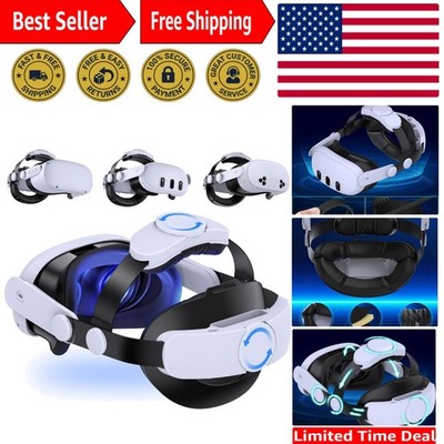 Comfort Head Strap for Quest 3/3S/2 with 7500mAH Battery - Ultimate Fit & Sup...