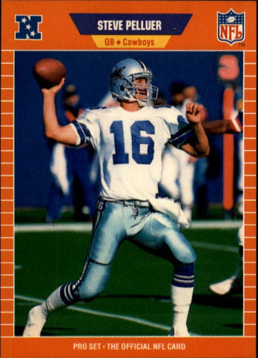 1989 Pro Set #95 Steve Pelluer - FB