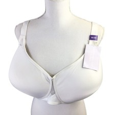 Catherines Intimates Bra NWT Comfortable Cool No Wire 50 DD White Wireless 4096