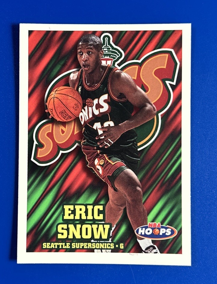 1997-98 Hoops Basketball Eric Snow Seattle Supersonics #313