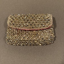vintage gold clutch evening bag