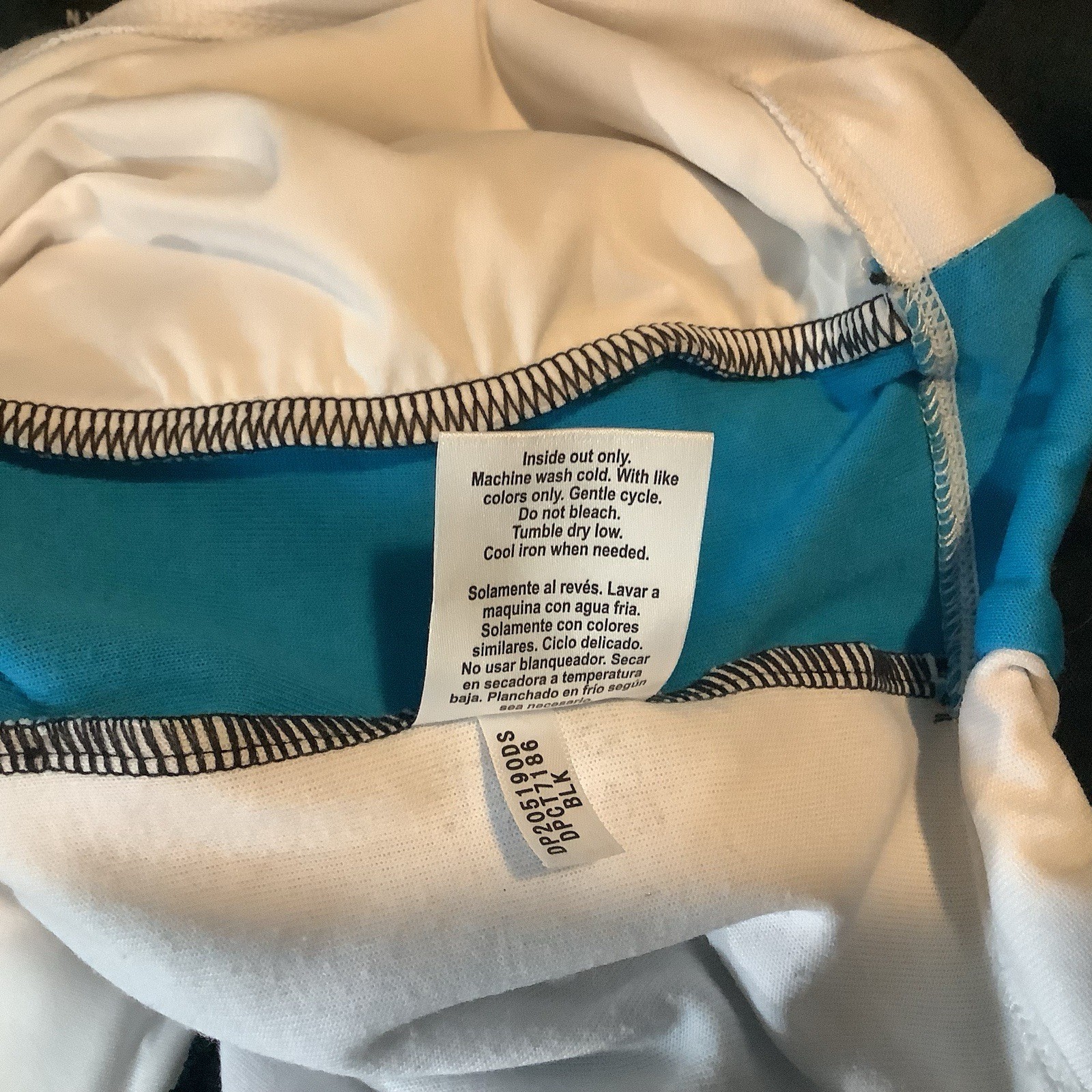 DKNY sweatshirt Medium Polyester Drawstring Waist - image 5